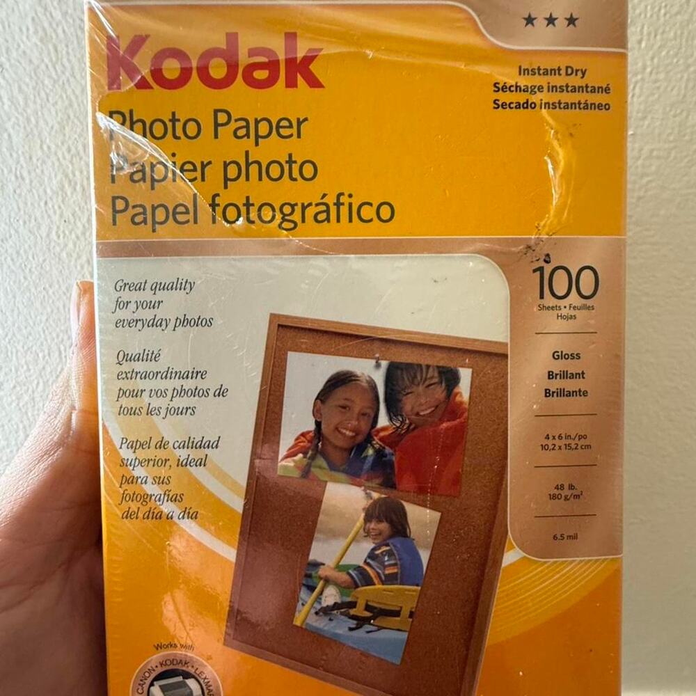 Kodak 100 glossy photo paper